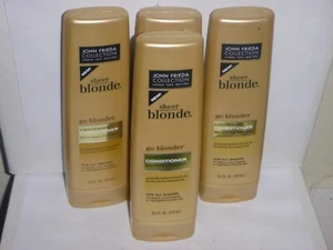 4) JOHN FRIEDA SHEER BLONDE GO BLONDER LIGHTENING CONDITIONER CITRUS CHAMOMILE - Picture 1 of 1