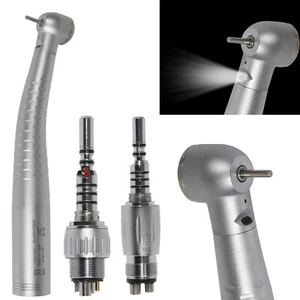 Pieza de mano de fibra óptica dental estándar / LED acoplamiento rápido 4/6 orificios / cartucho - Imagen 1 de 10