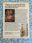 Vintage 1975 Vat 69 Gold Scotch  Print Ad
