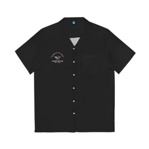 C5 Chevy Corvette Hawaiian Men's Shirt Short Sleeve Button-Up with Chest Pocket - Picture 1 of 7