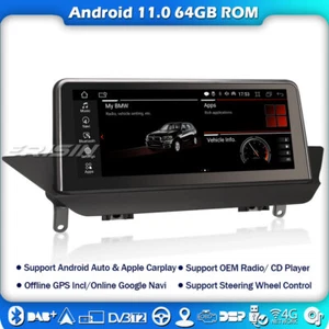 8-Core IPS Android 14 Autoradio GPS DAB+CarPlay 4+64GB Wifi BMW BMW X1 E84 CIC - Bild 1 von 13