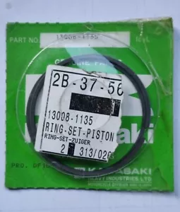 BRAND NEW OLD STOCK GENUINE KAWASAKI KX250 MX 1991 PISTON RING SET 13008-1135 - Picture 1 of 3