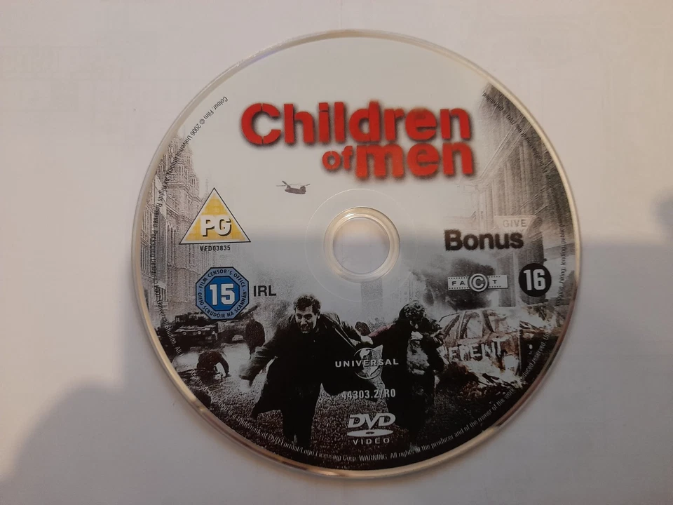 Children Of Men ( DVD, 2007, 2 Disc Special Edition)- Disc 2/ Bonus Disc Only - Image 1 of 1