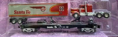 Lionel 6-52523 LOTS 2008 Santa Fe WarbonnetW/Trailer & Tractor Cab  Mint/New!!! - Image 1 of 4