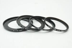 [SET] Kenko Step Up Ring 55mm 55-58 55-62 55-67 55-72 Made in Japan #B117 - Picture 1 of 5