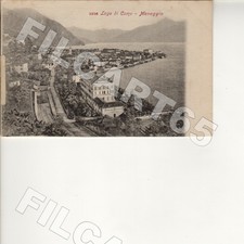 A7832 COMO 1909 MENAGGIO LAGO STAZIONE FERROVIA TRENO PORLEZZA HOTEL MENAGGIO