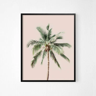 Palm Tree Beach Wall Art Print. Great Home Decor A3 A2 A1 Sizes MIX & MATCH - Image 1 of 4