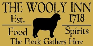 The Wooly Inn - PLANTILLA REUTILIZABLE HAZLO TÚ MISMO SIGNO Plantilla Oveja Primitiva #9631 - Imagen 1 de 1
