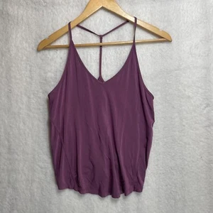 Lululemon Modal-Seide Yoga Tank Top Split T-Back sportlich Gr. XS (ohne Größenetikett) - Bild 1 von 8
