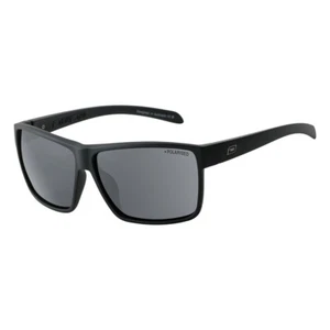 DIRTY DOG RACKATEER Mens/Womens POLARISED Sunglasses SATIN BLACK / GREY 53728 - Picture 1 of 3