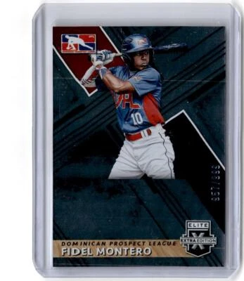2019 Panini Elite Extra Edition #188 Fidel Montero /999 - Image 1 of 2