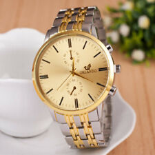 Herren Armbanduhr Silber Uhr Gold Mode Fashion Männer Quarz Luxus Business