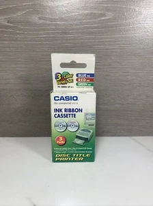 Casio Ink Ribbon Cassette TR-18BRG-3P-w-i Blue, Red and Green Ink 3-Pack NEW - Picture 1 of 6