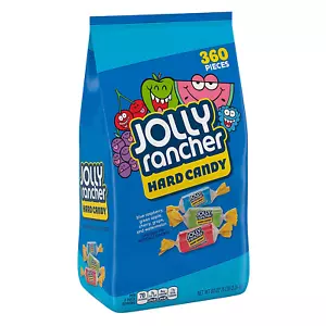 JOLLY RANCHER Assorted Fruit Hard Candy - Individually Wrapped - 5 lb Bulk Bag - Picture 1 of 6