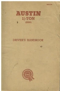 AUSTIN FG SERIES 1.5 TON (S200) PETROL & DIESEL TRUCK ORIG. 1960 OWNERS HANDBOOK - Picture 1 of 1