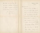 Sir Gilbert Parker, 1st Baronet SIGNED AUTOGRAPHED ALS Manuscript Letter 1896