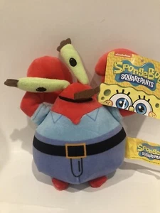 Nickelodeon SpongeBob SquarePants Mr. Krabs Figure Plush 6” New - Picture 1 of 3
