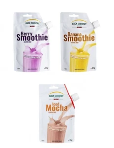BACK COUNTRY CUISINE FREEZE DRIED MEALS - SMOOTHIES AND DRINKS - CAMPING FOOD