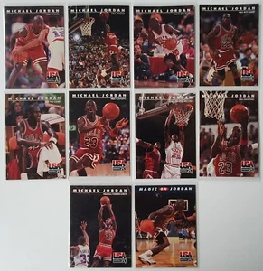Set of 10 x 1992 Skybox USA Basketball Michael Jordan Complete - Mint - Picture 1 of 5