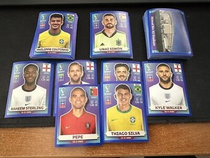 PICK_Blue_Parallel Panini FIFA QATAR WORLD CUP 2022 STICKERS