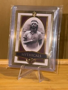 Futera Unique World Football 2024 Socrates 23ct Gold Mythicals 09/10 SSP #MYG38 - Picture 1 of 4