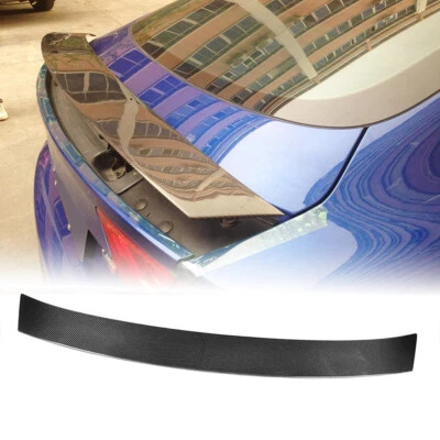 For Audi A7 S7 RS7 Hatchback 2010-2014 Carbon Fiber Rear Trunk Spoiler Wing Lip - Image 1 of 4