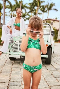 Lilly Pulitzer NWT UPF 50+ Girls Mini Kasme Bikini Let’s Go Bananas Size 2,3,4 - Picture 1 of 11