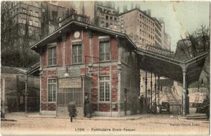 CPA - LYON - Funiculaire Croix-Paquet en couleur. - Imagen 1 de 1