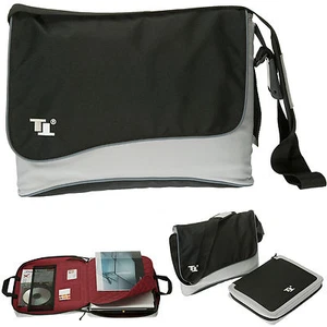 Laptoptasche Twin Bag Schultertasche Home Office Schultasche Mappe 11160 Schwarz - Bild 1 von 7
