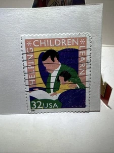 FRANCOBOLLO US SCOTT 3125 "Aiutare i bambini ad imparare" 32CENT 1997 USATO - Foto 1 di 2