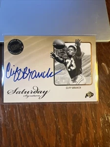Cliff Branch 2009 Press Pass Legends Saturday Signatures Auto #SS-CB Colorado - Foto 1 di 6