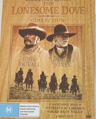 THE LONESOME DOVE COLLECTION 6 x DVD Collector's Wooden Box Set Exc Cond! - image 1 of 2