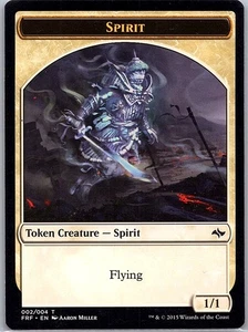 Spirit Token 2 Fate Reforged - Magic The Gathering MTG - NM - Picture 1 of 2