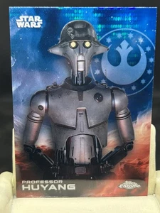 PROFESSOR HUYANG 2025 Topps Chrome Star Wars BLUE PULSAR Refractor #148 - Picture 1 of 2