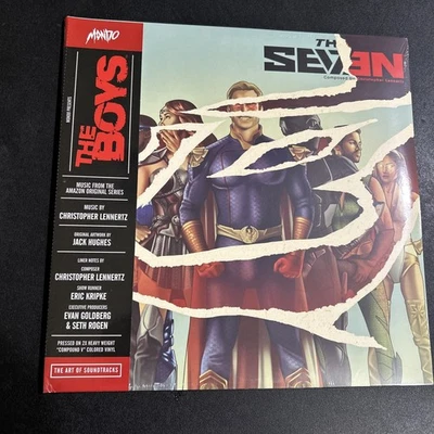 The Boys 2 x12" Blue "Compound V" Vinyl New Sealed Christopher Lennertz Amazon - Image 1 of 2