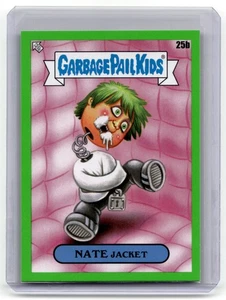 2024 Topps Garbage Pail Kids: Green Day #25b Nate Jacket Booger Green - Picture 1 of 2