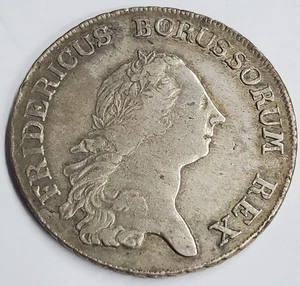 1772A 1 Thaler Prussia 1 Reichsthaler - Frederick II - KM#306 - Germany Mint - Picture 1 of 3