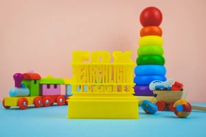 Fox Searchlight Imágenes Logo Impreso en 3D Juguete para Niños Juego de Simulación Animación Pixar - Imagen 1 de 9