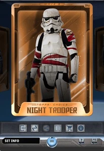 Topps Star Wars Card Trader 2025 Topps' Choice S3 Orange SR - Night Trooper - Picture 1 of 1