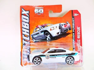 MATCHBOX MBX HEROIC RESCUE 'DODGE CHARGER PURSUIT POLICE CAR' MIB/BOXED/CARDED - Picture 1 of 4