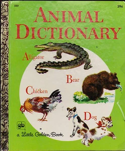 Animal Dictionary Little Golden Book #533 Feodor Rojankovsky 4th print - Imagen 1 de 1