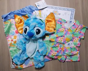 NWT Build A Bear Disney Catch A Wave Stitch, Shirt, Swim Shorts Carrier Tropical - Picture 1 of 4