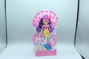 New Barbie Dreamtopia Fairytale Mini Mermaid Doll Purple with Rainbow Tail (C9) - Picture 1 of 4