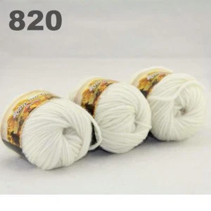 3Balls x 50g Chunky DIY Needle crafts Hand-Woven Knitting Scores Wool Yarn 20 - Picture 1 of 24