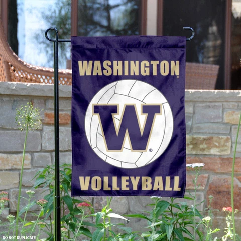 University of Washington Volleyball Garden Flag Yard Banner Cover