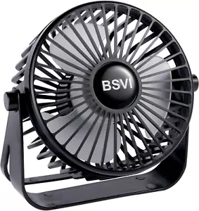 Desk Fan Portable Personal Desktop Mini Cooling Micro with Cable USB Powered 3 S - Picture 1 of 12