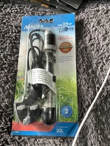 Marina Submersible Aquarium Heater 25w Packaging Damaged - Picture 1 of 1