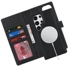 for Samsung Galaxy s24 Ultra case Wallet Detachable Magnetic Phone case with for - Picture 1 of 7