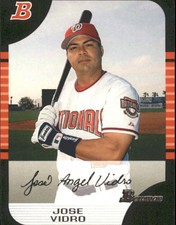 2005 Bowman Washington Nationals Baseball Card #132 Jose Vidro