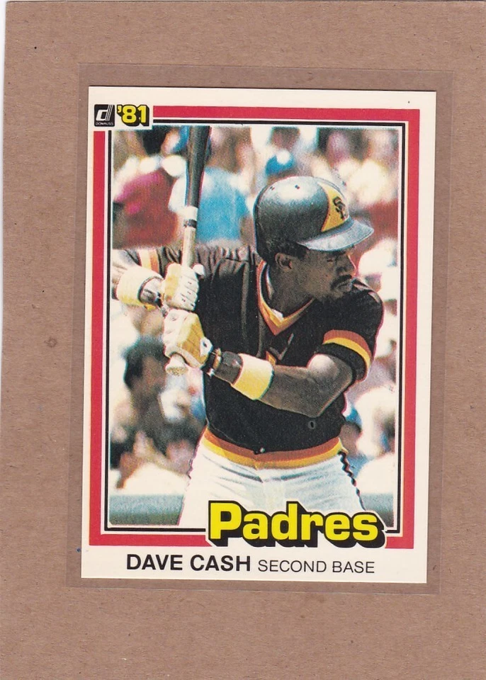 1981 DONRUSS BASEBALL DAVE CASH #121 PADRES NMMT OR BETTER *E783 - Image 1 of 1